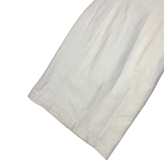 D&G Dolce & Gabbana White Structured Short Sleeve Dress - Picture 3 of 5